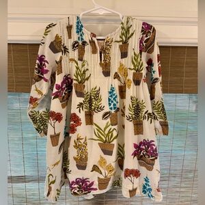 Pink Chicken Toddler Garden Dress